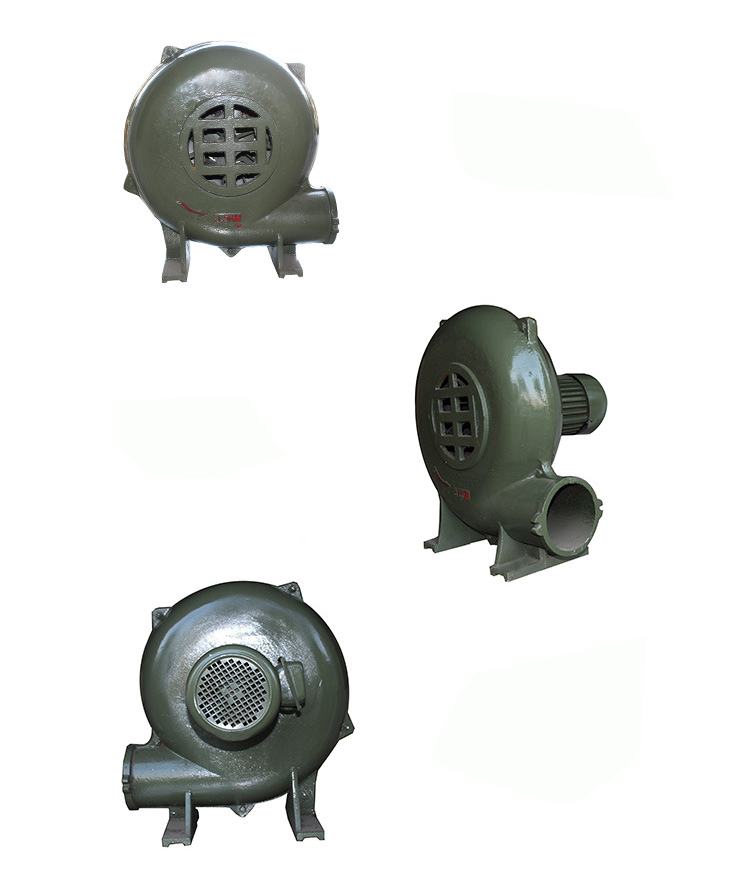 新型離心式鼓風(fēng)機(jī)正面、側(cè)面、背面圖