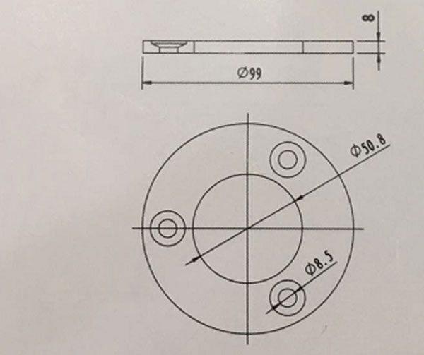 底板  管座結構圖