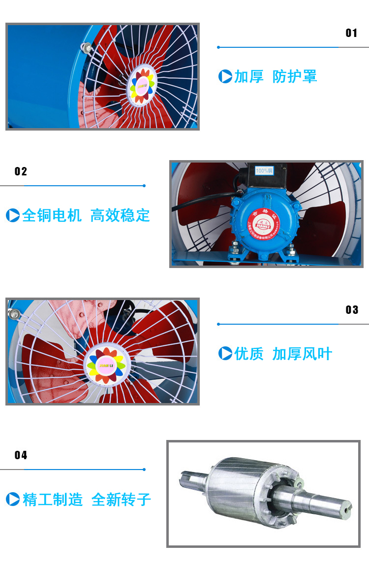 軸流低噪聲通風(fēng)機細(xì)節(jié)圖